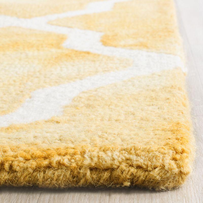 Dip Dye DDY540 Hand Tufted Indoor Accent Rug - Gold/Ivory - 2'x3' - Safavieh