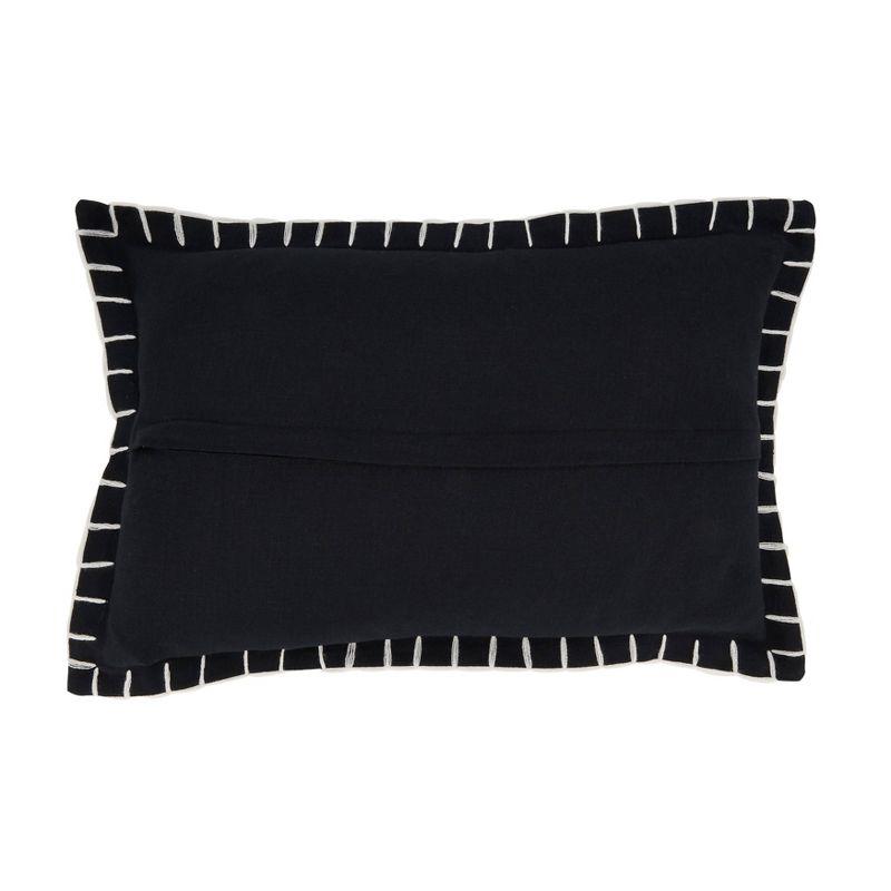 Saro Persephone Collection Cotton Pillow Cover