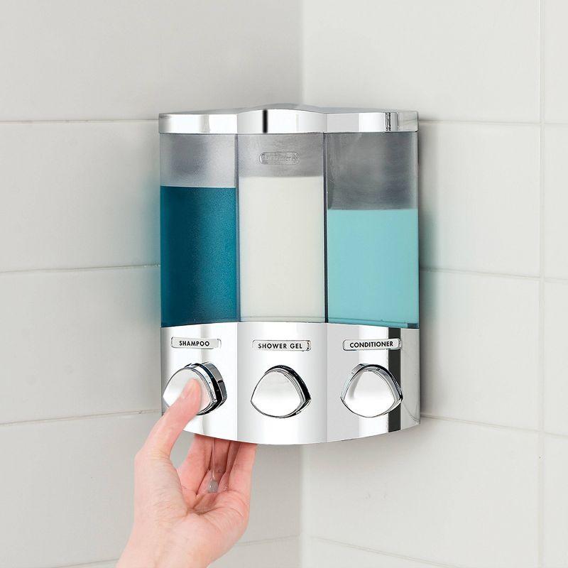 Better Living Products Shower Dispenser Chrome Buttons