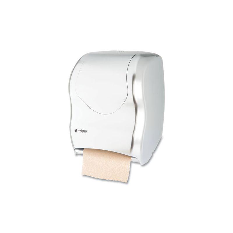 San Jamar Tear-N-Dry Touchless Roll Towel Dispenser, 16.75 x 10 x 12.5, Silver