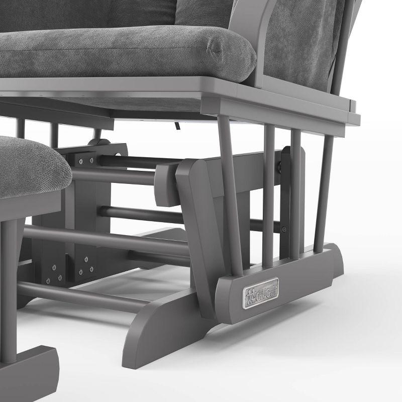 Child Craft Cozy Glider Rocker and Ottoman