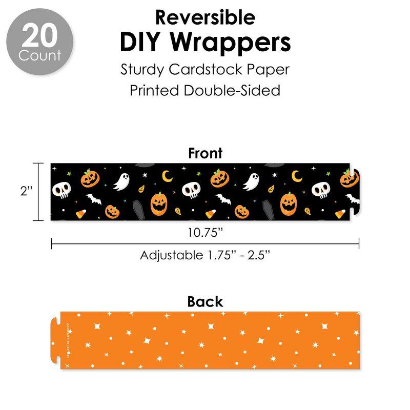 Big Dot of Happiness Jack-O'-Lantern Halloween - Kids Halloween Party Favors and Cupcake Kit - Fabulous Favor Party Pack - 100 Pc