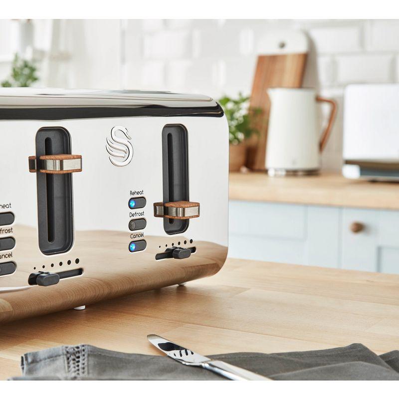 Swan Nordic 4 Slice Toaster White