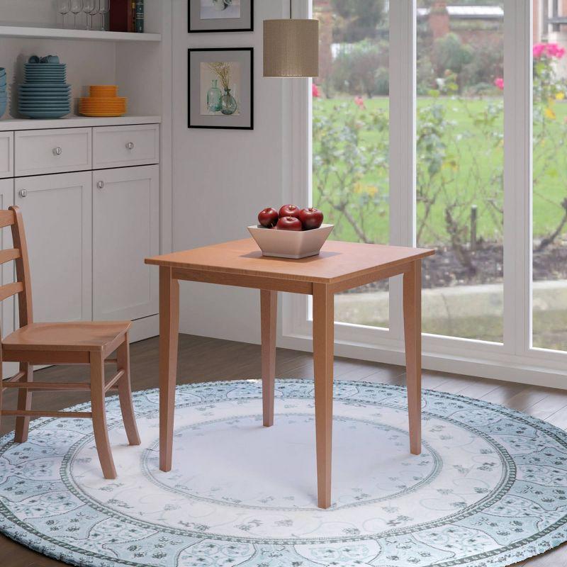 Winsome Groveland Square Light Oak Dining Table 29.53"