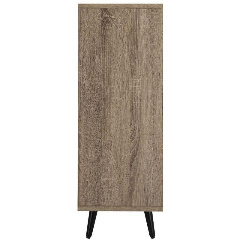Marina Etagere - FOX4279 - Light Brown/Black - Safavieh Couture