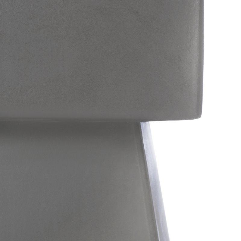 Zen Accent Stool - Indoor/Outdoor - VNN1000 - Gray - Safavieh