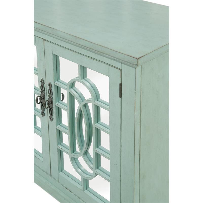 Martin Svensson Home Orleans 63" TV Stand Mint Green Finish