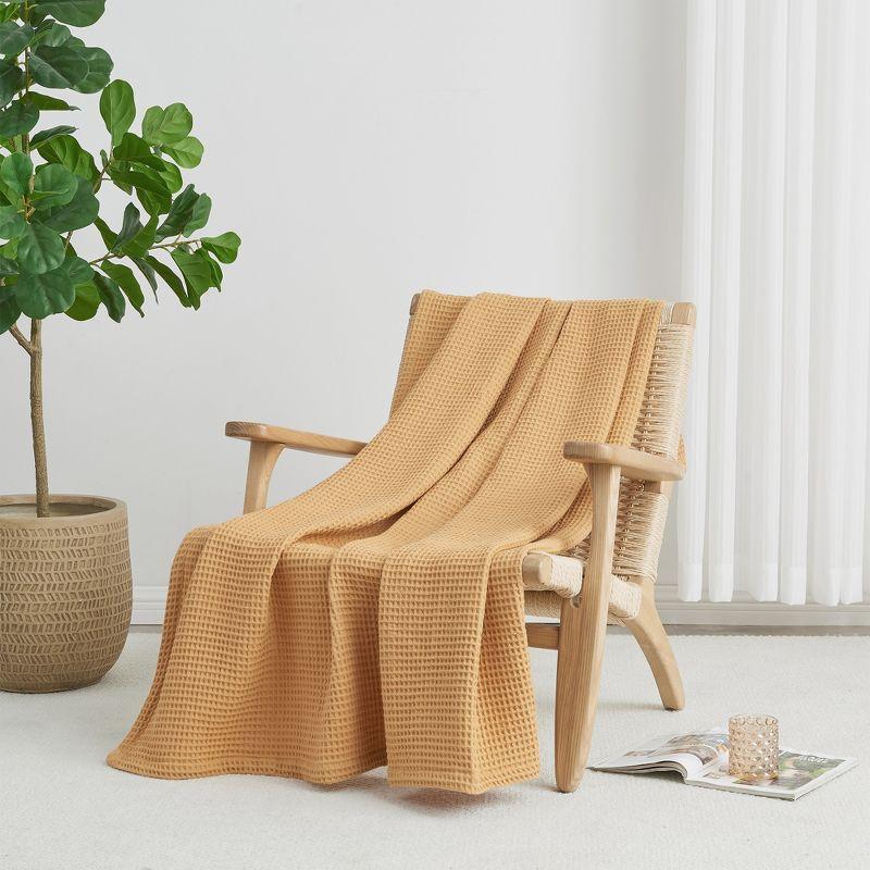 100% Cotton Waffle Weave Blanket