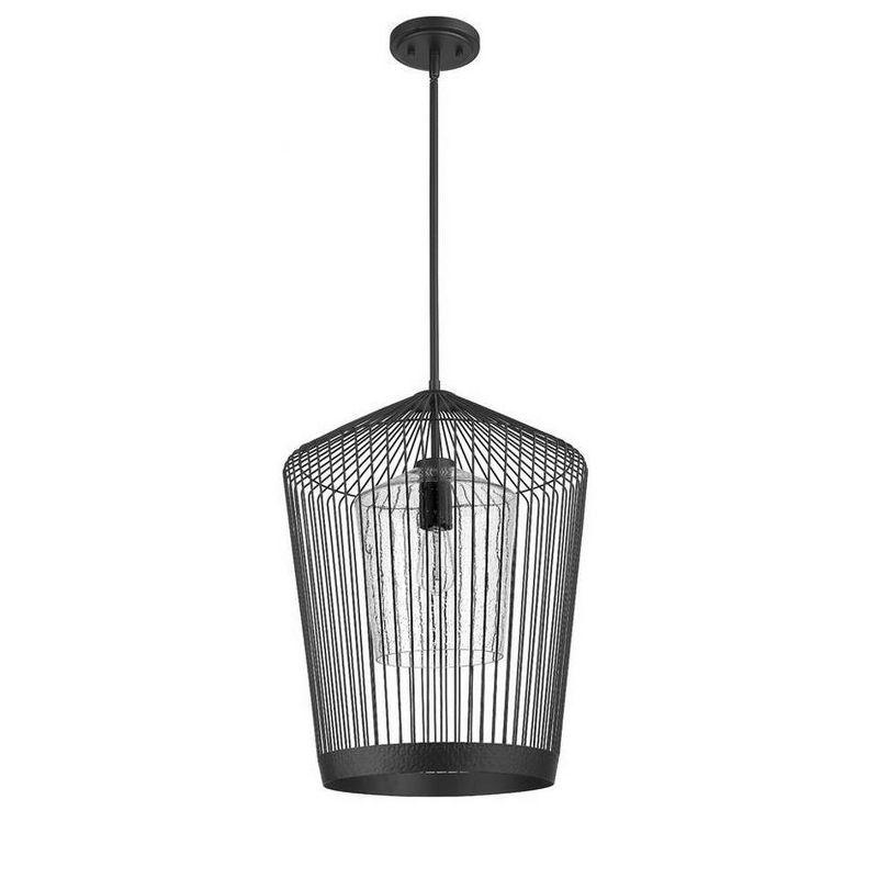 Z-Lite Lido 1 - Light Pendant in  Matte Black