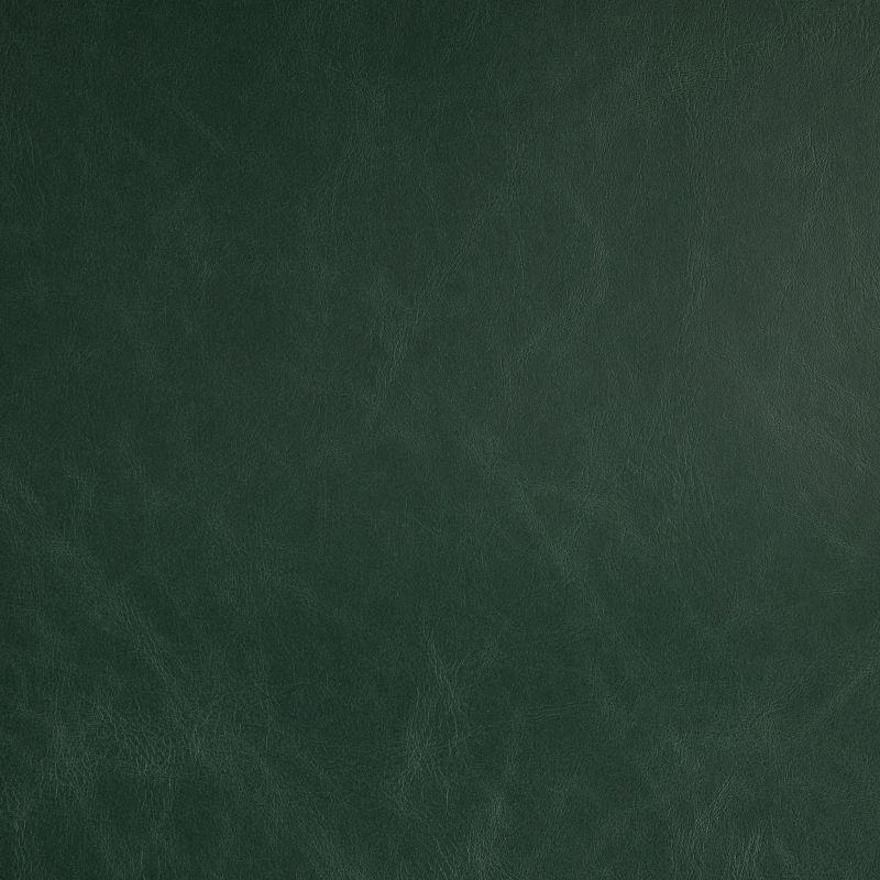 Set of 2 Durango Contemporary Dining Chair Green - LumiSource: Vintage Faux Leather, Metal Legs, Zig-Zag Stitching