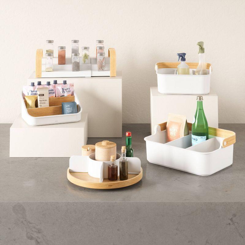 Bellwood White and Natural Three-Tier Packet Organizer