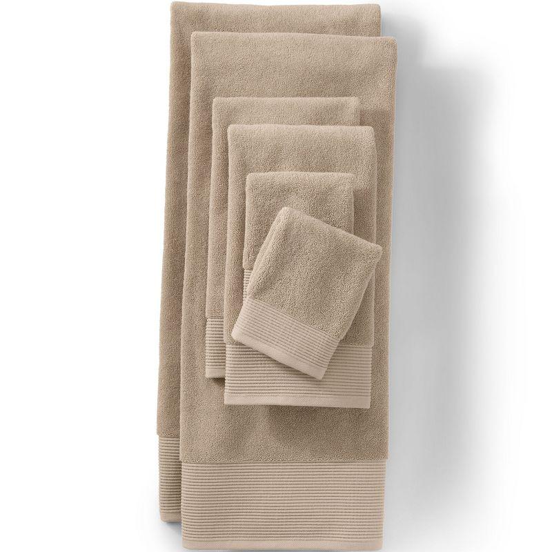 Classic Khaki Turkish Cotton 6-Piece Towel Set