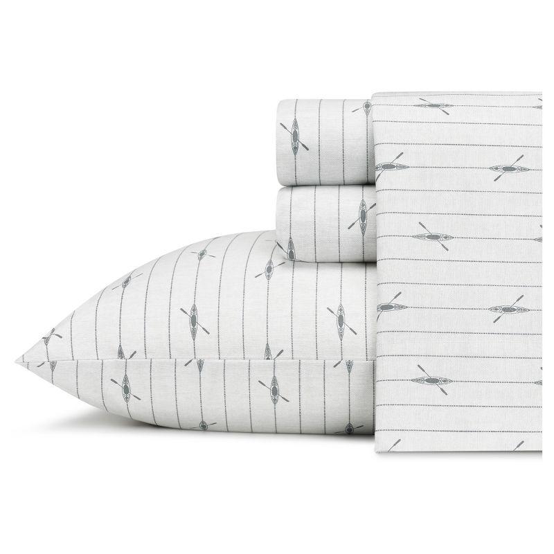 Printed Pattern Percale Cotton Sheet Set - Eddie Bauer