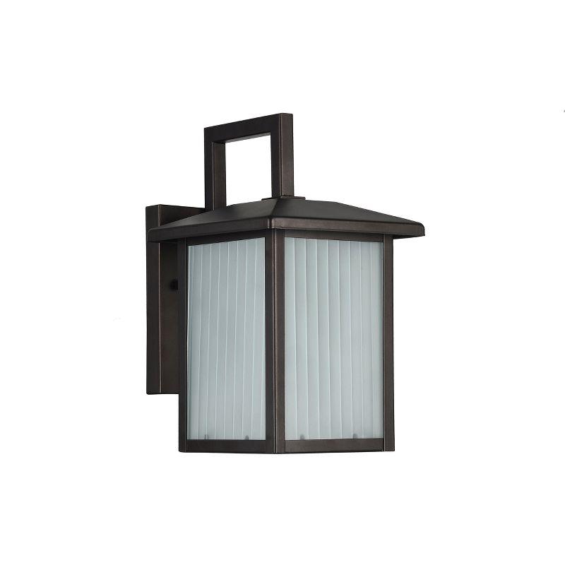 Chloe Lighting Ryston Transitional Led Rubbed Bronze Outdoor Wall Sconce 11" Tall