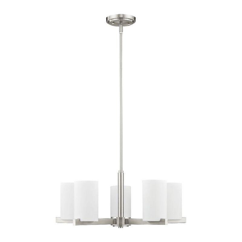 Livex Lighting Astoria 5 - Light Chandelier in  Brushed Nickel