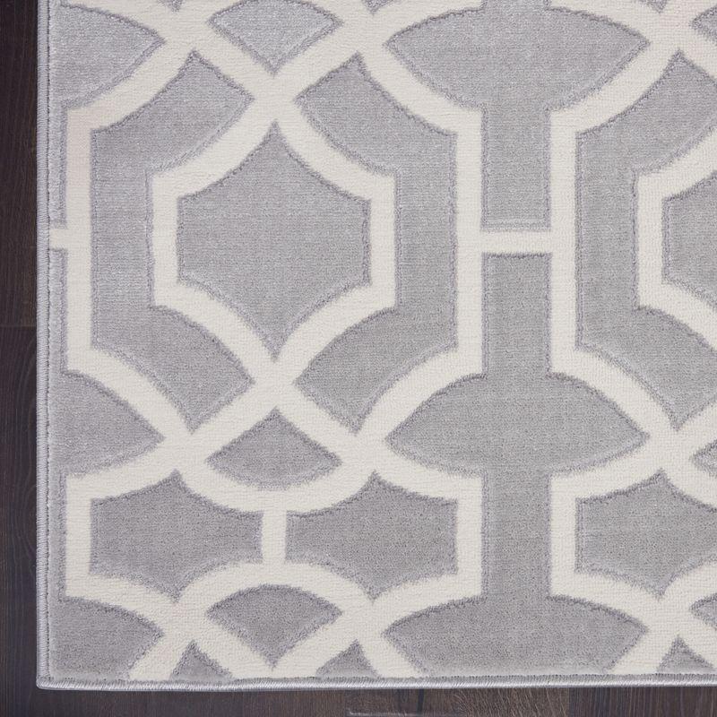 Joli Geometric Gray/Whtie Area Rug