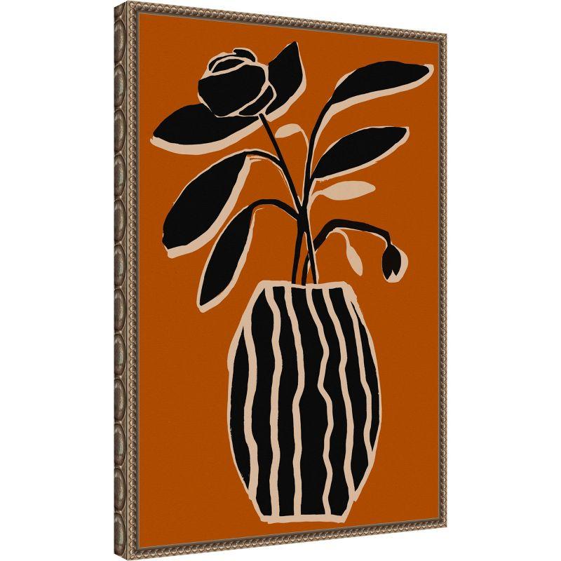 Amanti Art Ochre Still Life No 5 by Treechild Canvas Wall Art Print Framed 16 x 23-in.