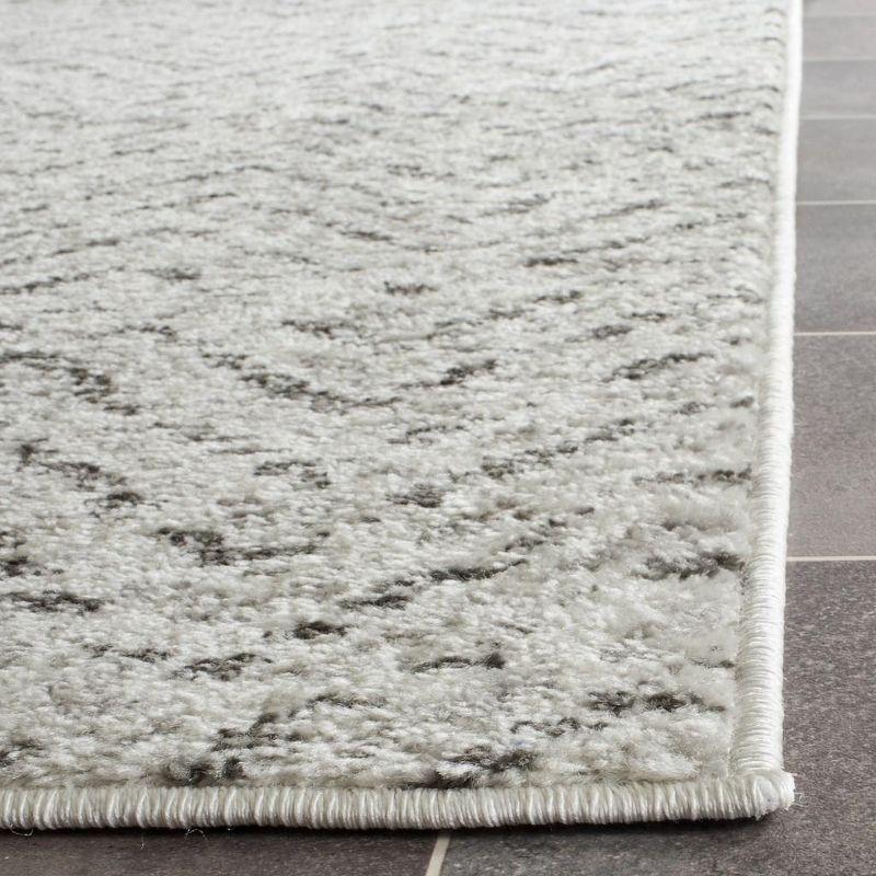 Adirondack ADR104 Power Loomed Runner Rug - Ivory/Charcoal - 2'6"x8' - Safavieh.
