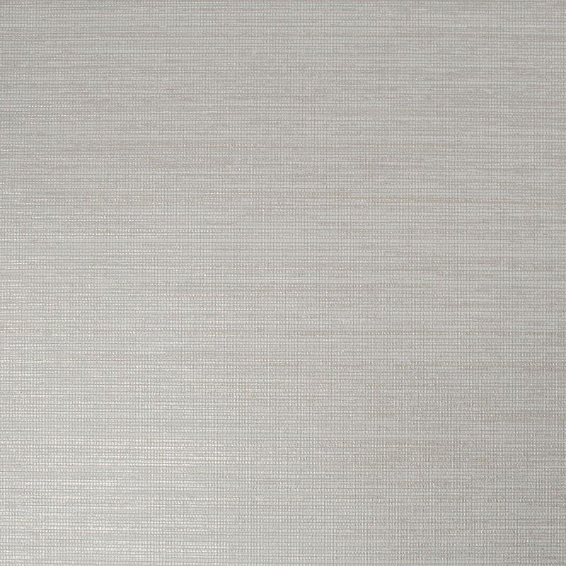 Pearl White Grasscloth Embossed Wallpaper Roll