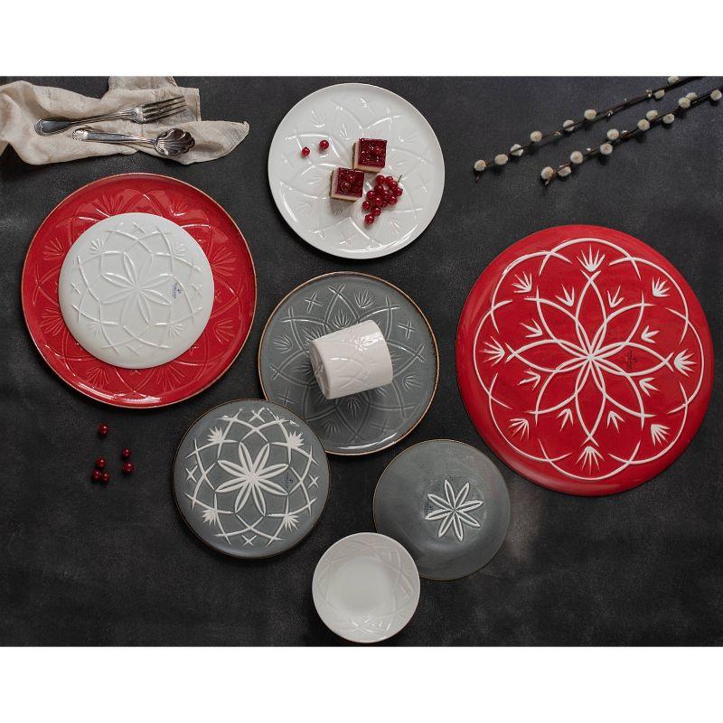 Porland Christina 4 Piece Dinnerware Set, Service for 1