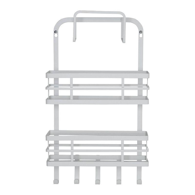 Honey-Can-Do Flat Wire Hanging Fridge Organizer - White