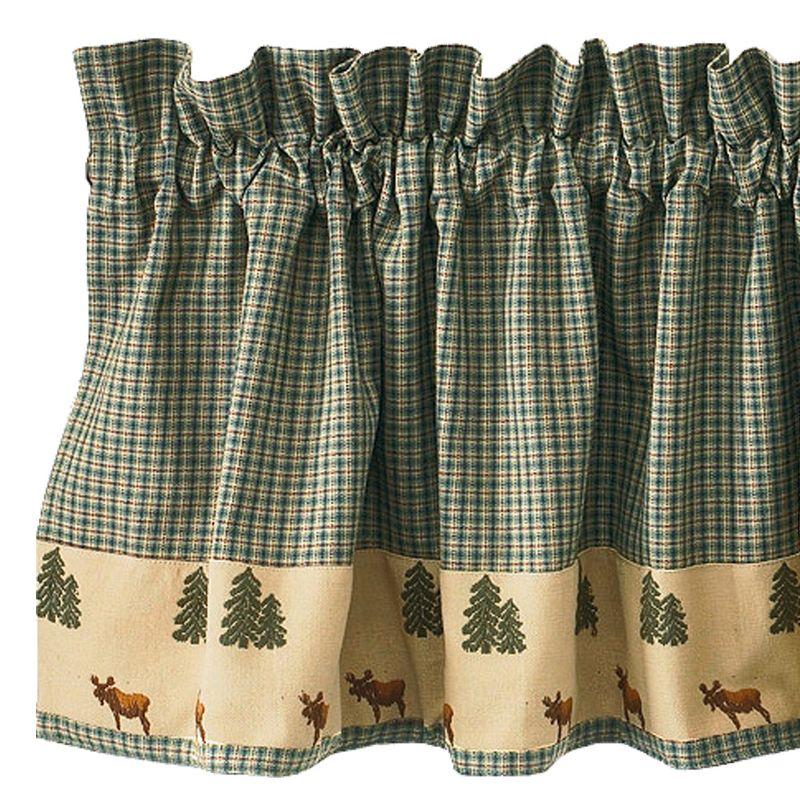 Park Designs Green Northern Exposure Valance 14"L