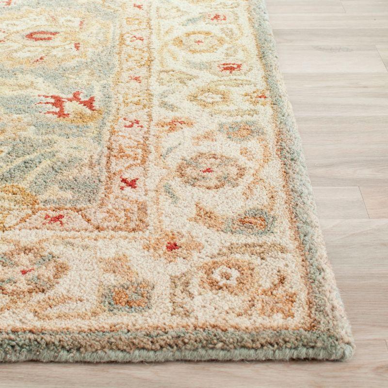 Antiquity AT822 Hand Tufted Runner Rug - Grey Blue/Beige - 2'3"x14' - Safavieh.