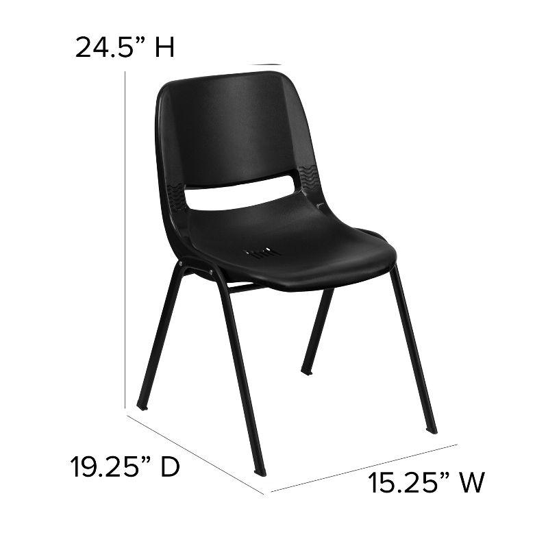 Romeo Armless Classroom Stacking Chair