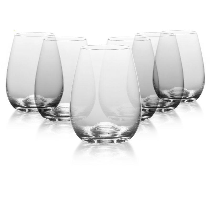 15.50oz. Crystal Drinking Glass Set