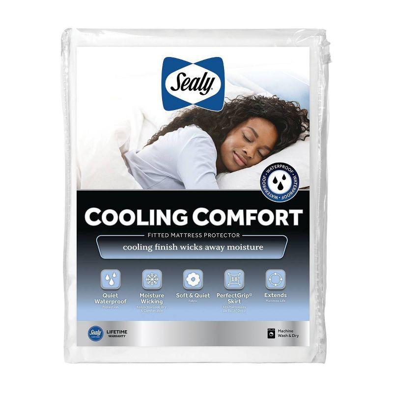 Sealy Cooling Comfort Hypoallergenic Mattress Cover