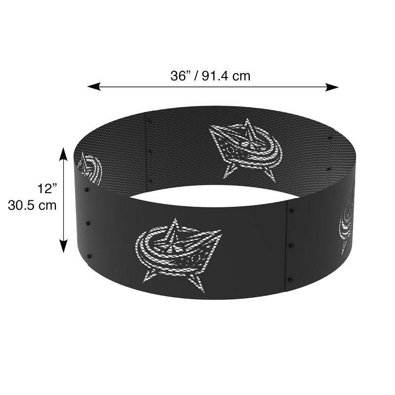 Blue Sky Outdoor Living NHL Steel Wood Burning Fire Ring