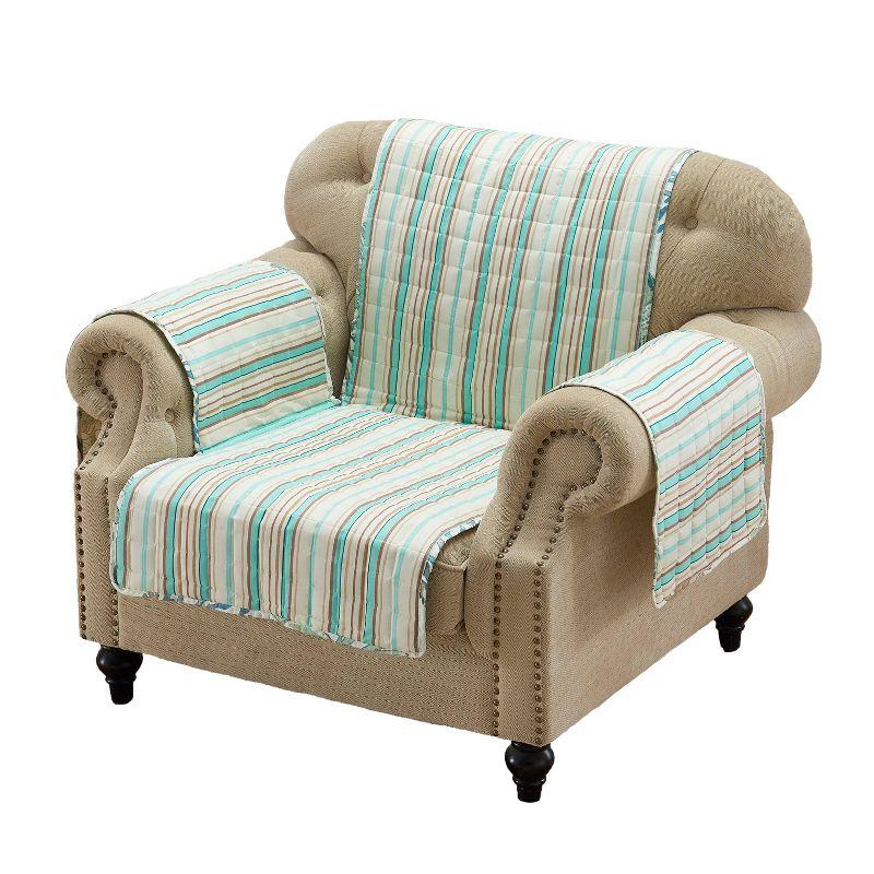 Barefoot Bungalow Atlantis Jade Reversible Furniture Slipcover