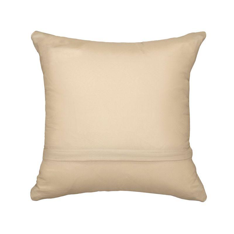 Liora Manne Marina Bear Mountain Indoor/Outdoor Pillow Natural 18" x 18"