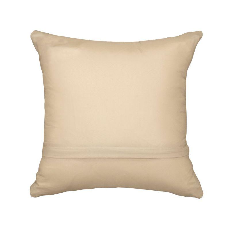 Marina Lodge 18" Square Indoor/Outdoor Pillow in Natural Tones