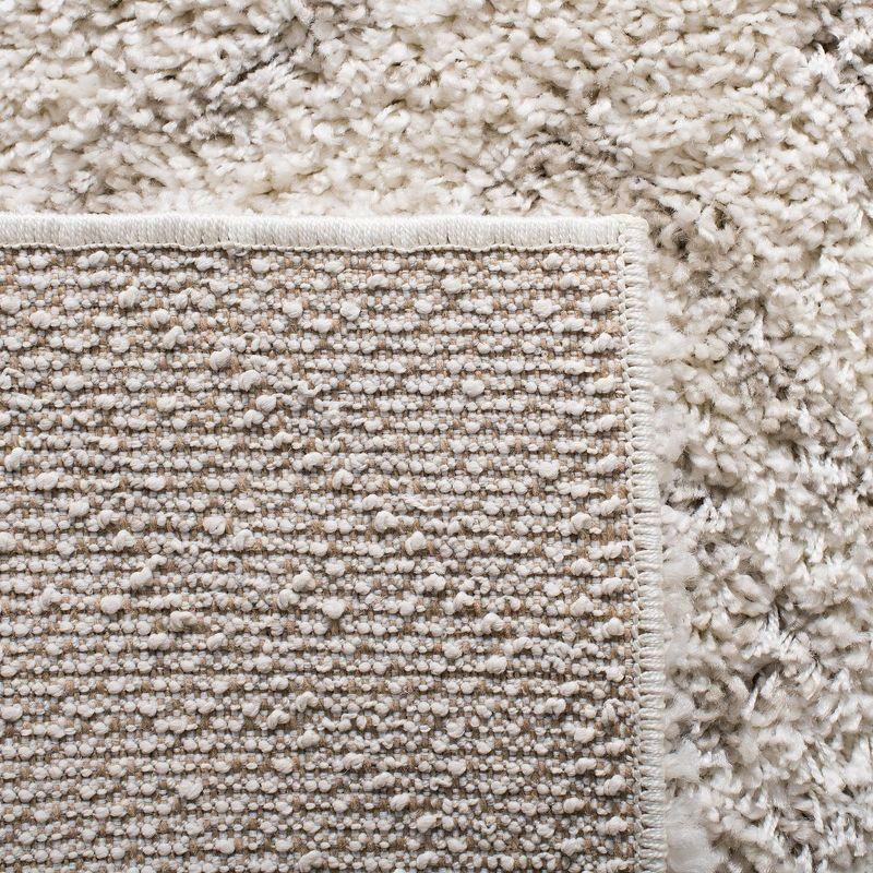 Arizona Shag ASG744 Power Loomed Indoor Area Rug - Ivory/Beige - 8'x10' - Safavieh