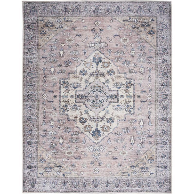 Nourison Washable Brilliance Medallion Indoor Rug