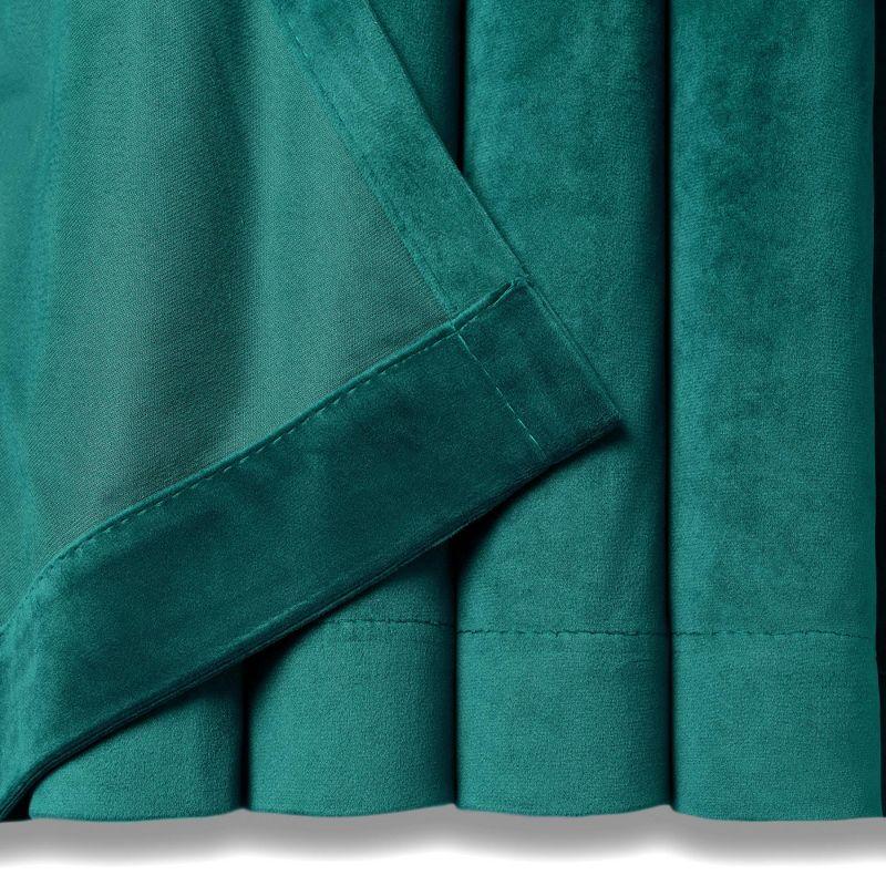 Frifoho Polyester Room Darkening Curtain Pair (Set of 2)