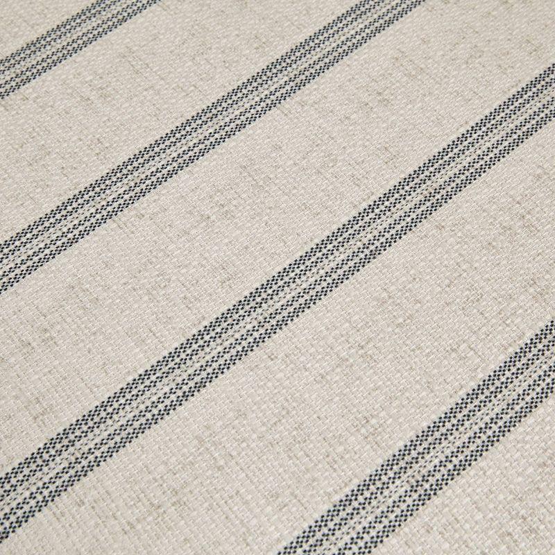 Martha Stewart Martha Stewart Ellen Striped Upholstered Ottoman