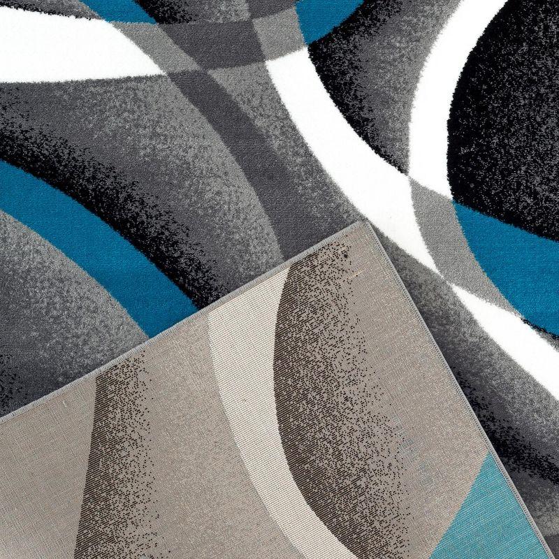 Luxe Weavers Modern Abstract Geometric Area Rug