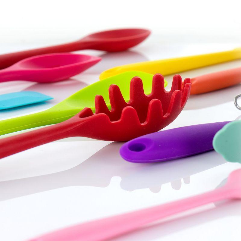 MegaChef Mulit-Color Silicone Cooking Utensils, Set of 12