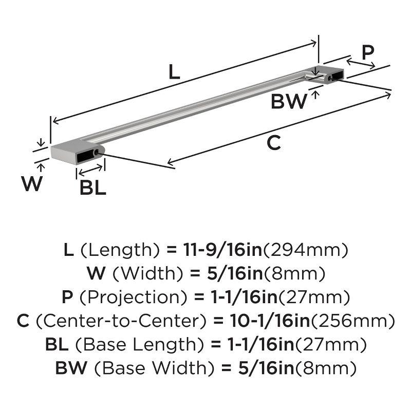 Amerock Cityscape Cabinet or Furniture Pull, 10 Pack