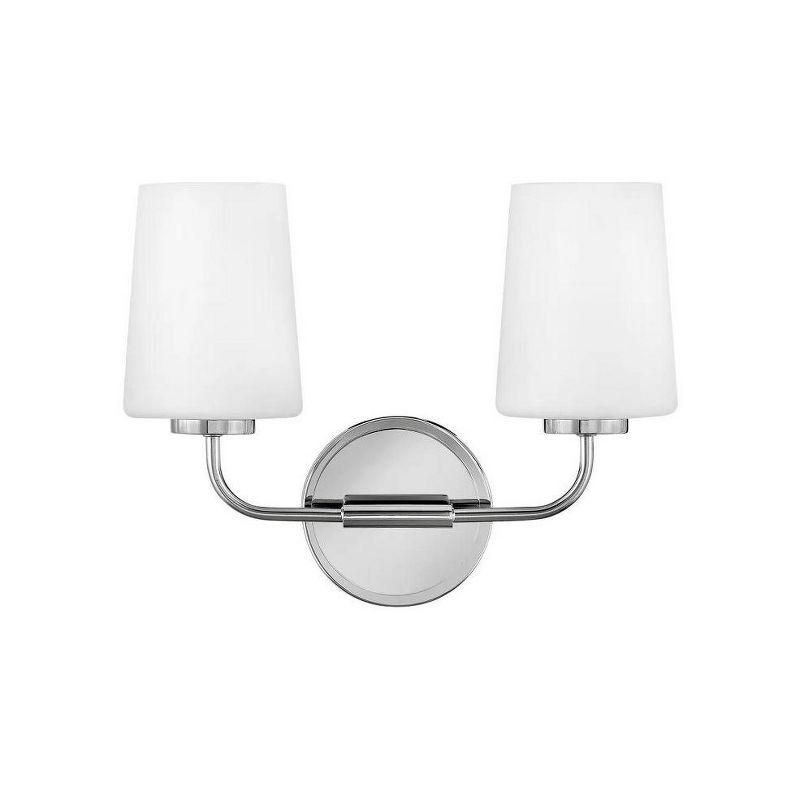 Fitz 2 Light Frosted Dimmable Vanity Light