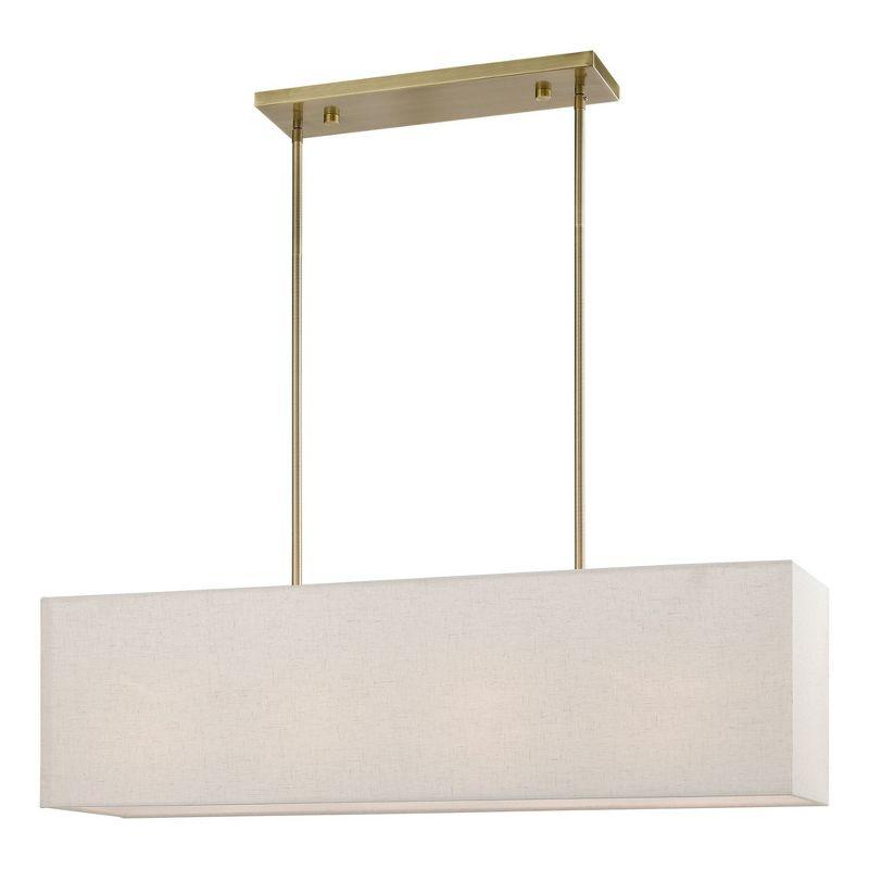 Livex Lighting Summit 4 - Light Chandelier in  Antique Brass