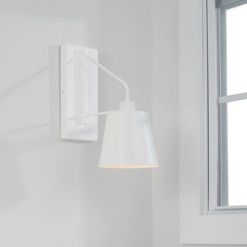 Alden Steel Swing Arm Sconce