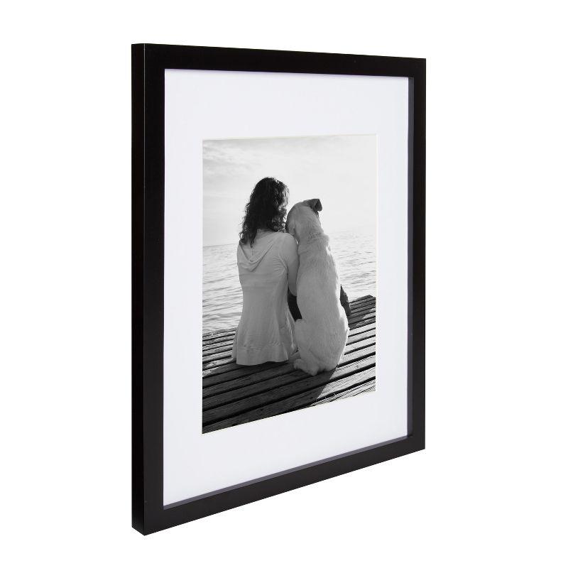 DesignOvation Gallery 11x14 matted to 8x10 Wood Picture Frame, Set of 4