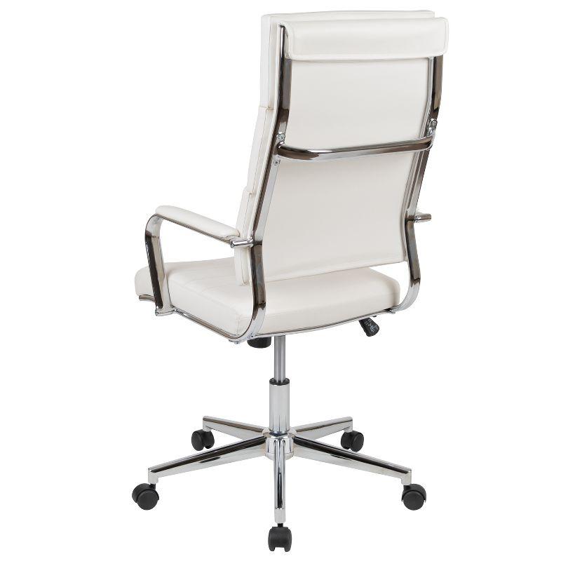 Flash Furniture High Back LeatherSoft Contemporary Panel Executive Swivel Office Chair