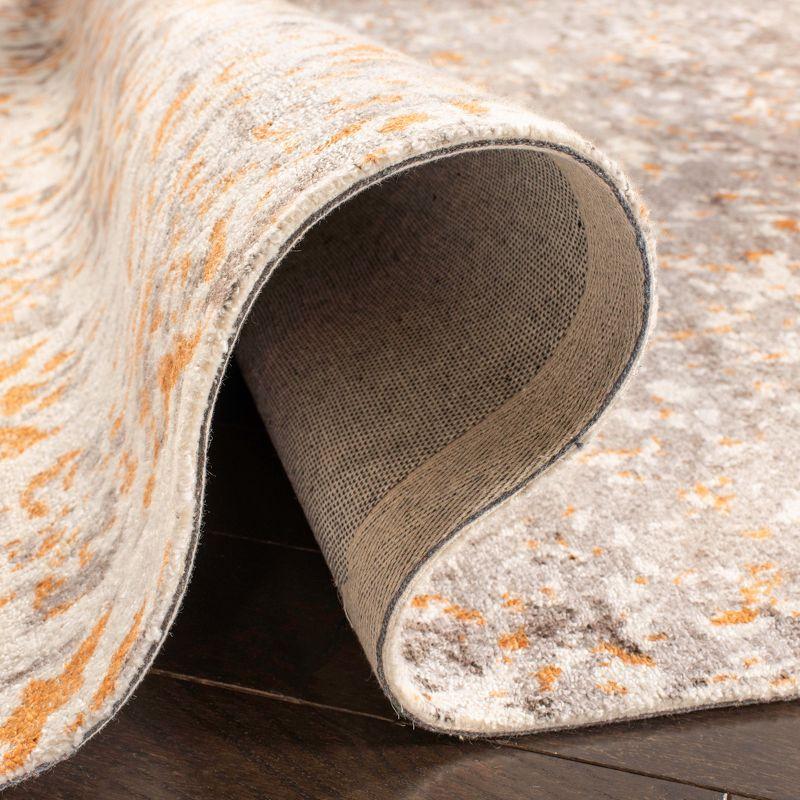 Expression EXP477 Hand Tufted Indoor Area Rug - Ivory/Rust - 4'x6' - Safavieh