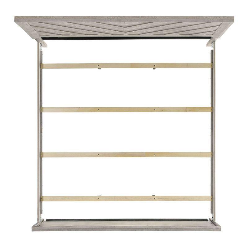 Picket House Furnishings King Keely Panel Bed White: Contemporary Style, MDF Construction, Requires Box Spring