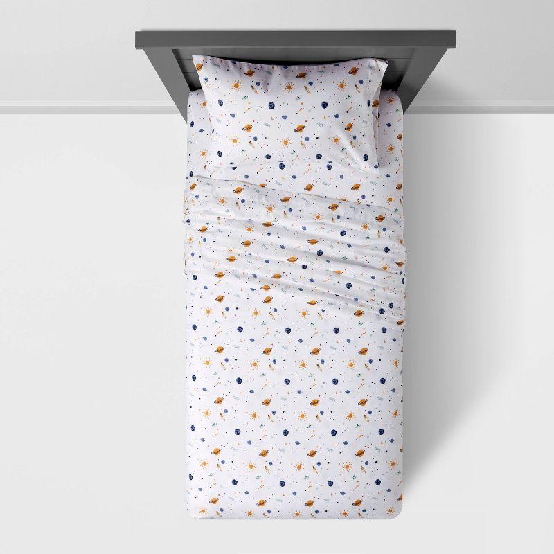 Space Microfiber Kids' Sheet Set - Pillowfort™