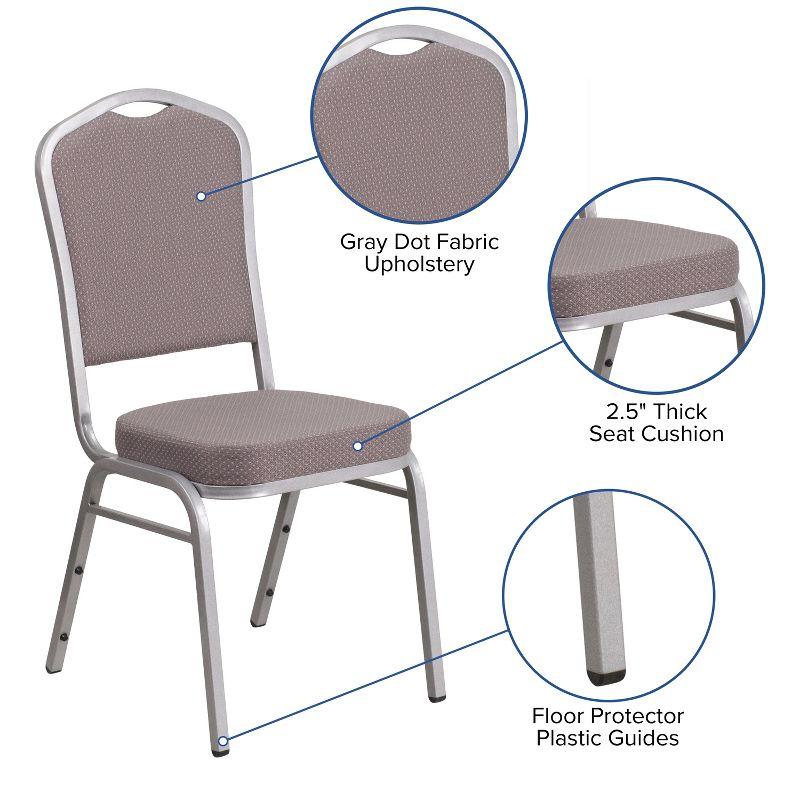 Aurelia Crown Back Stacking Banquet Chair